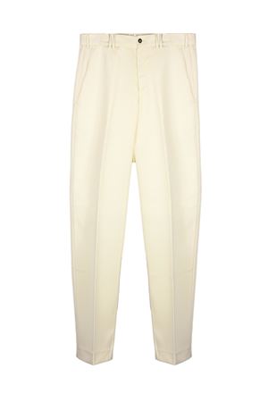 White cream virgin wool trousers PT TORINO | AFJDB00REWSD740015